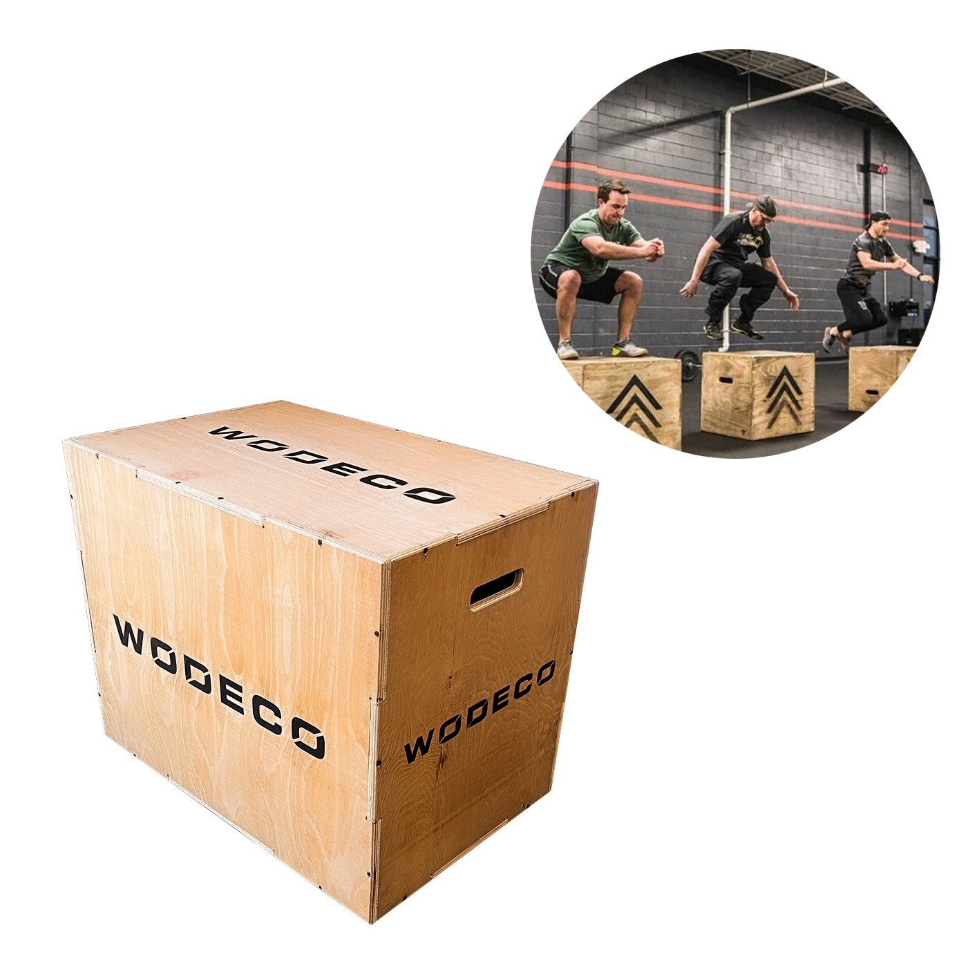 Fitness Təlimi Üçün Jump Box İdman Aləti Wodeco Outdoor